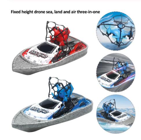 RC Boat Flying Air Boat Radio-Controlled Machine on the Control Panel Birthday Christmas Gifts Remote Control Toys for Kids
