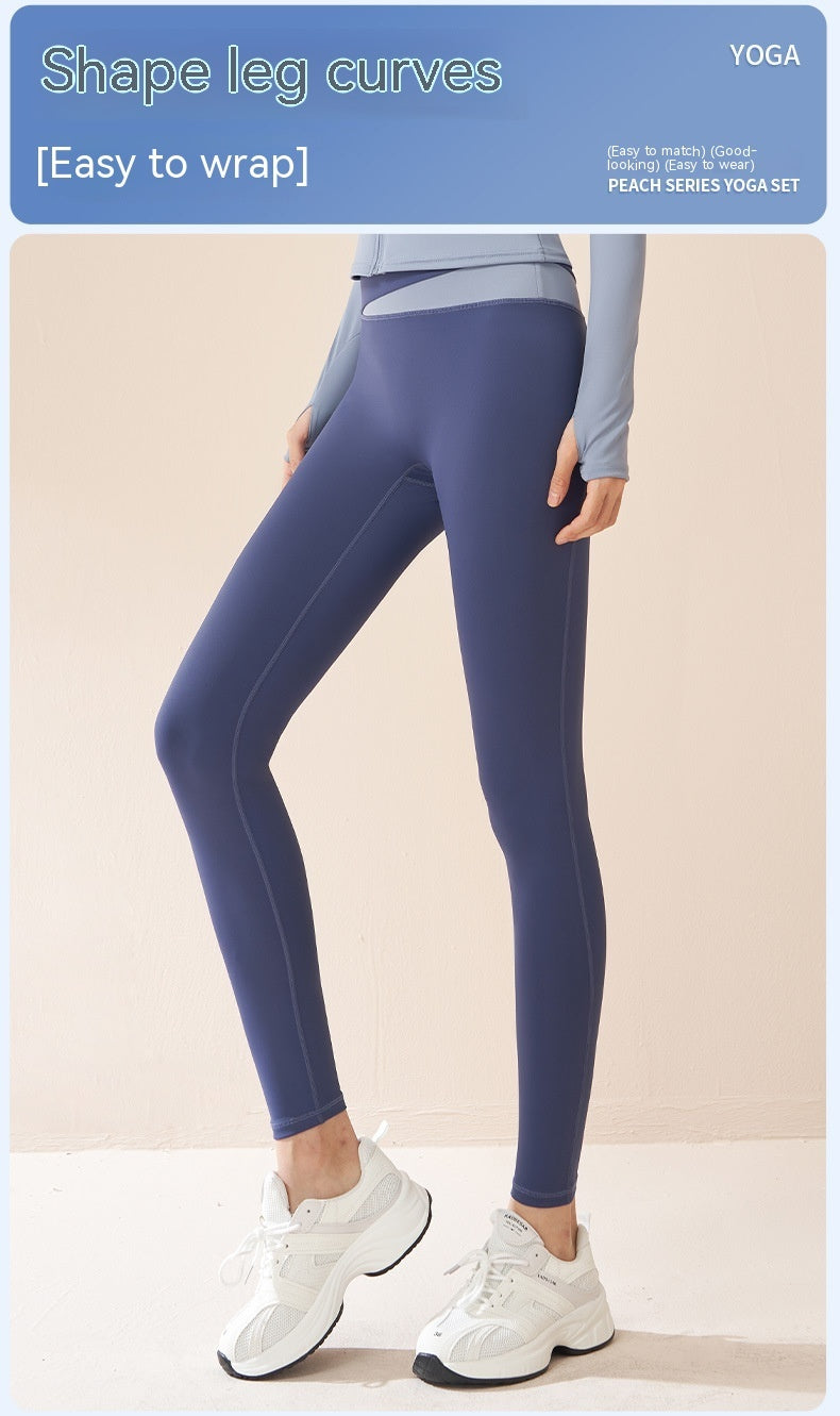 Women's Jacket Trousers Bra Yoga Workout Clothes