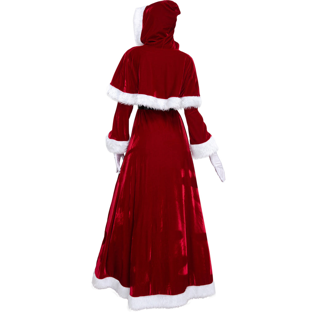 Christmas Queen Long Dress Christmas Costume