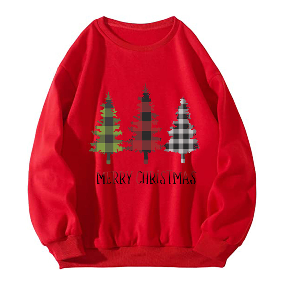 Christmas Tree Printed Women's Christmas Hoodie