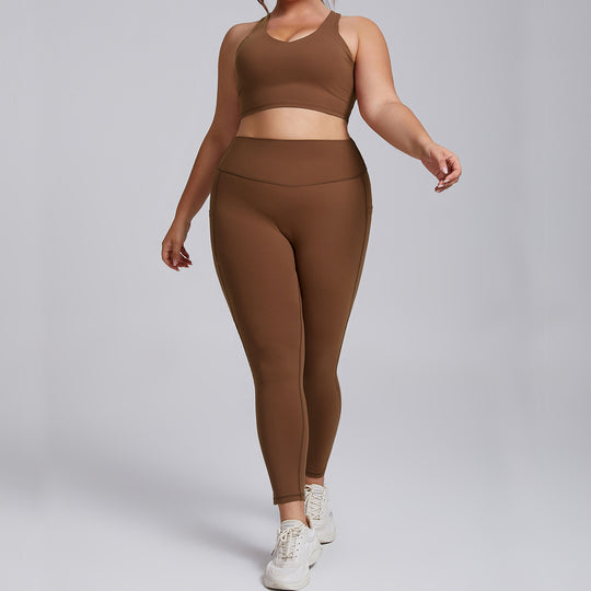 Sports Workout Clothes Women's No Embarrassment Line Tight Trousers Stretch Suit