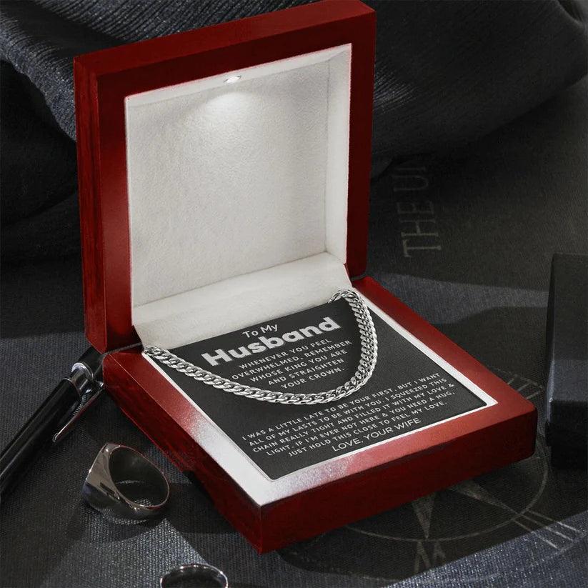 [Almost Sold Out] Husband - Straighten Your Crown - Cuban Link Chain