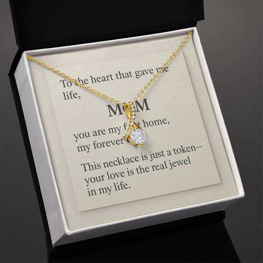 The Heart of Our Family – Infinity Necklace for Mother
