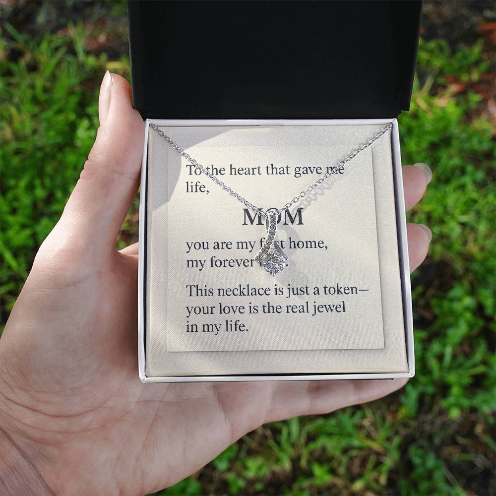 The Heart of Our Family – Infinity Necklace for Mother