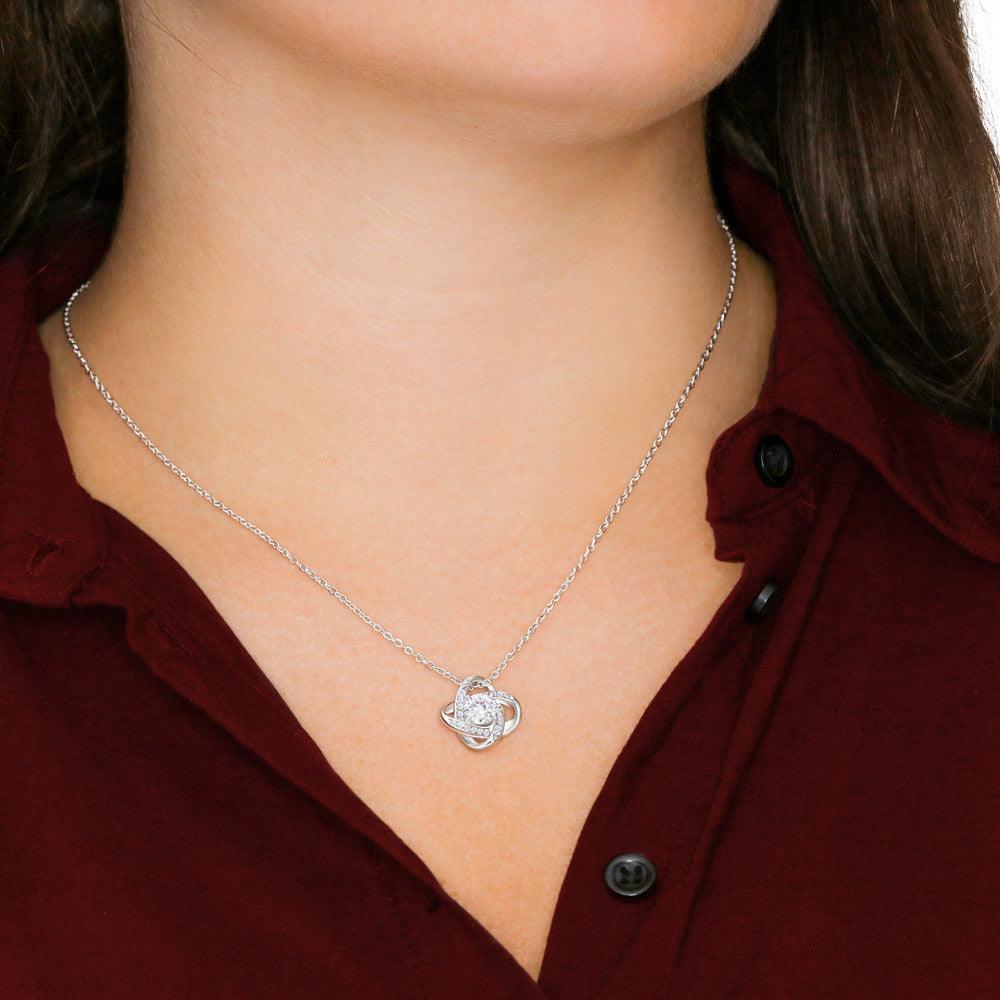 [Almost Sold Out] Wife - I Love You - Love Knot Necklace