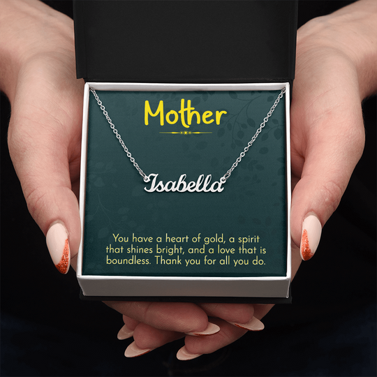 The Heart of Our Family – Infinity Necklace for Mother