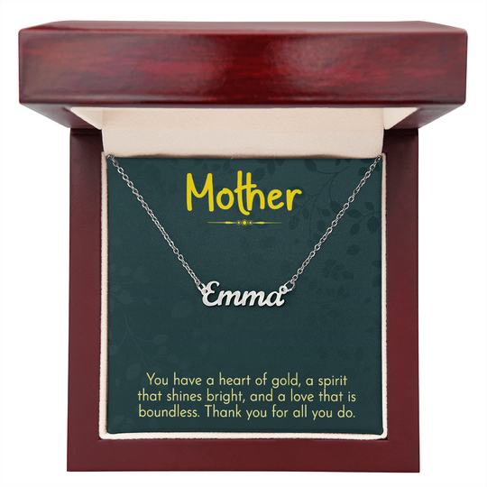 The Heart of Our Family – Infinity Necklace for Mother