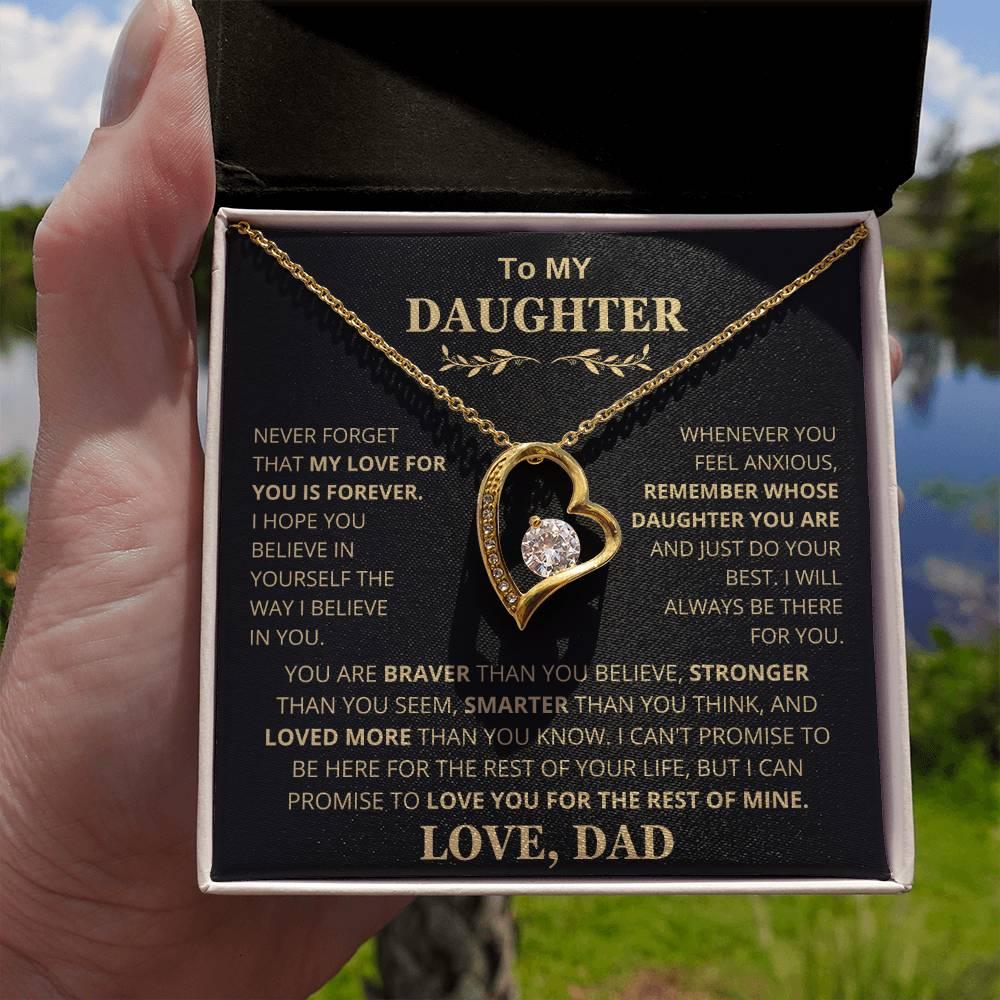 To My Daughter, Love Dad - My Love For You is Forever