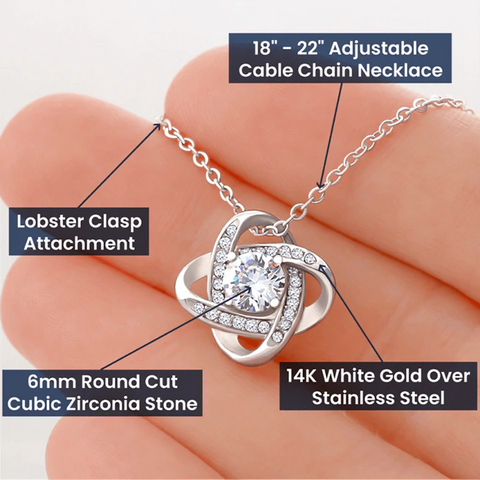 [Almost Sold Out] Wife - I Love You - Love Knot Necklace