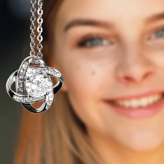 [Almost Sold Out] To My Daughter - Believe In Yourself - Love Knot Necklace