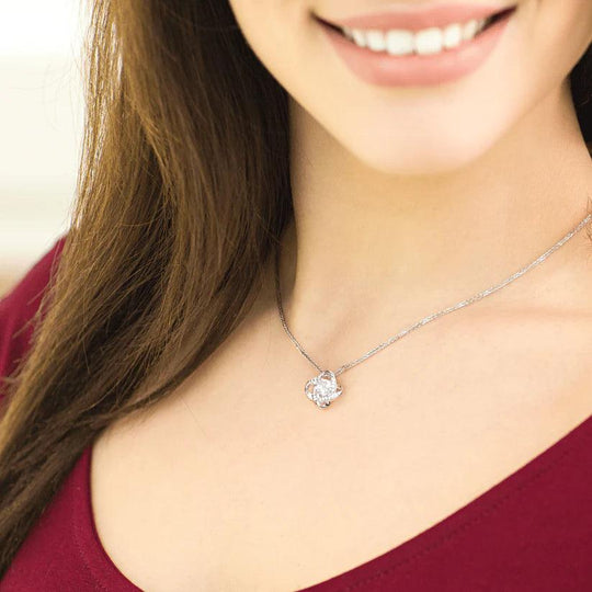 [Almost Sold Out] To My Daughter - Believe In Yourself - Love Knot Necklace